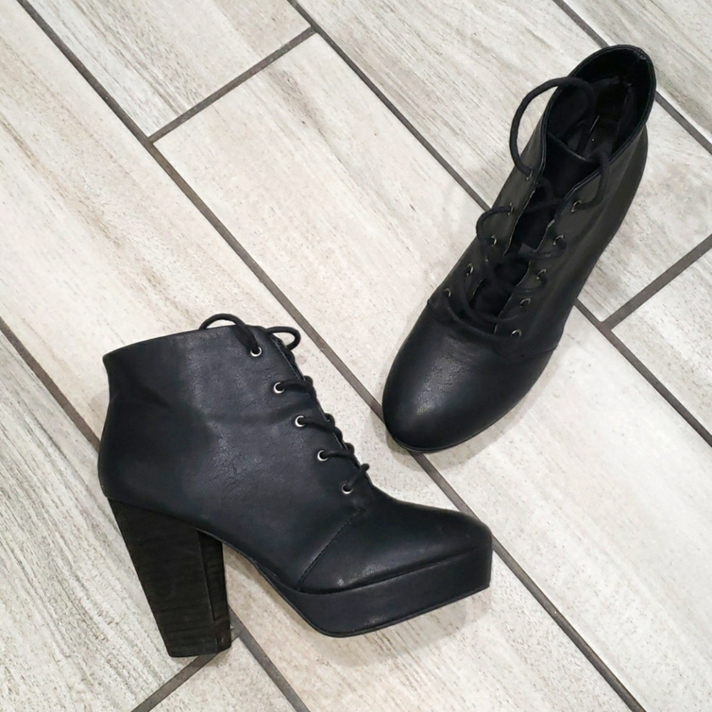 madden girl heeled booties